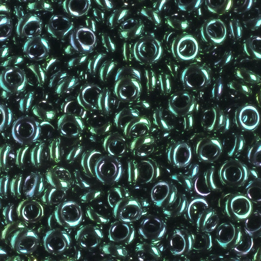 8/0 Demi Round Higher Metallic June Bug - 10 grams
