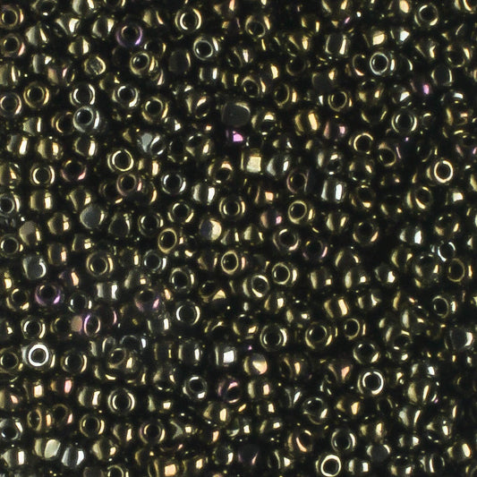 15/0 Charlotte Metallic Iris Brown - 5 grams