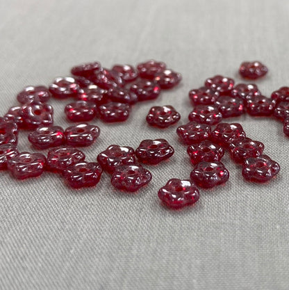 5mm Daisy Spacer- Red Luster