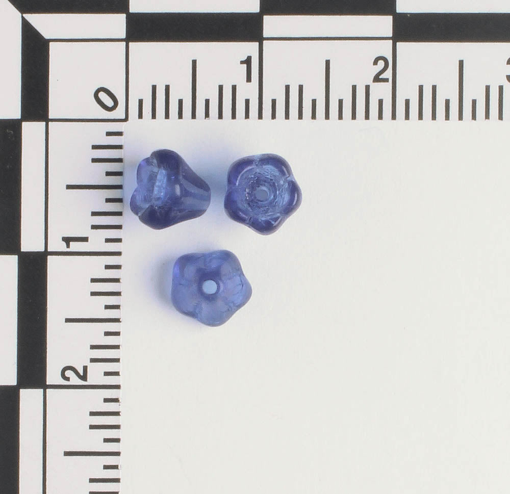 5x6mm Bell Flower - Blue