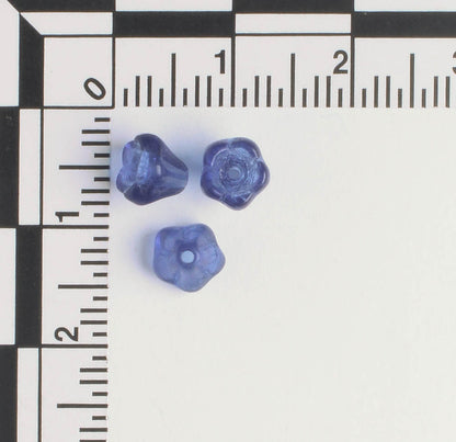 5x6mm Bell Flower - Blue
