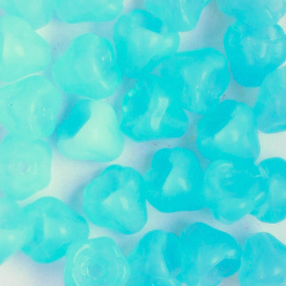 5x6mm Bell Flower - Light Blue