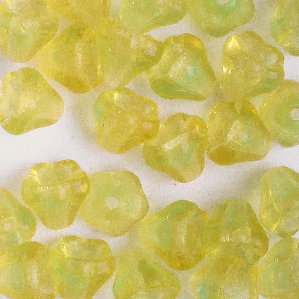 5x6mm Bell Flower - Yellow/Green