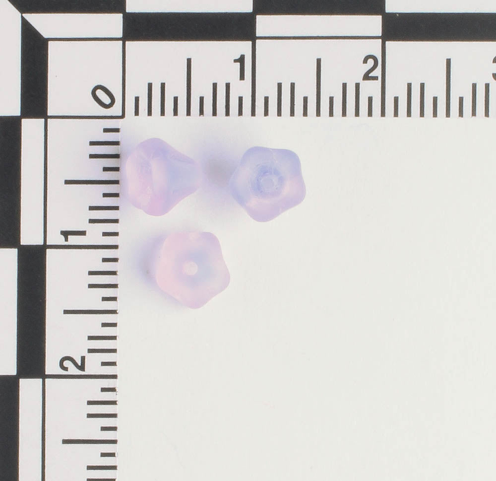 5x6mm Bell Flower - Pink/Blue