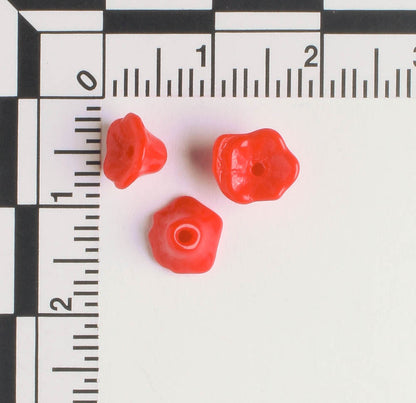 4x6mm Bell Flower - Red