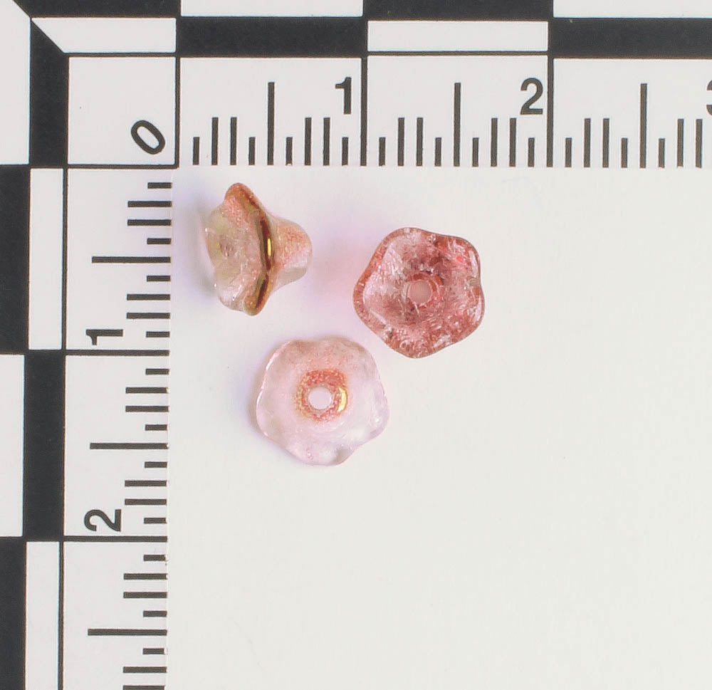 4x6mm Bell Flower - Vintage Rose