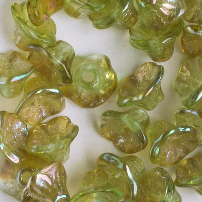 4x6mm Bell Flower - Moss AB
