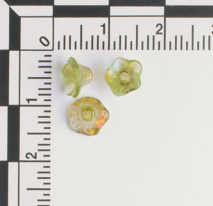 4x6mm Bell Flower - Moss AB