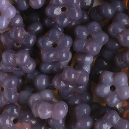 7mm Daisy Spacer- Milky Purple