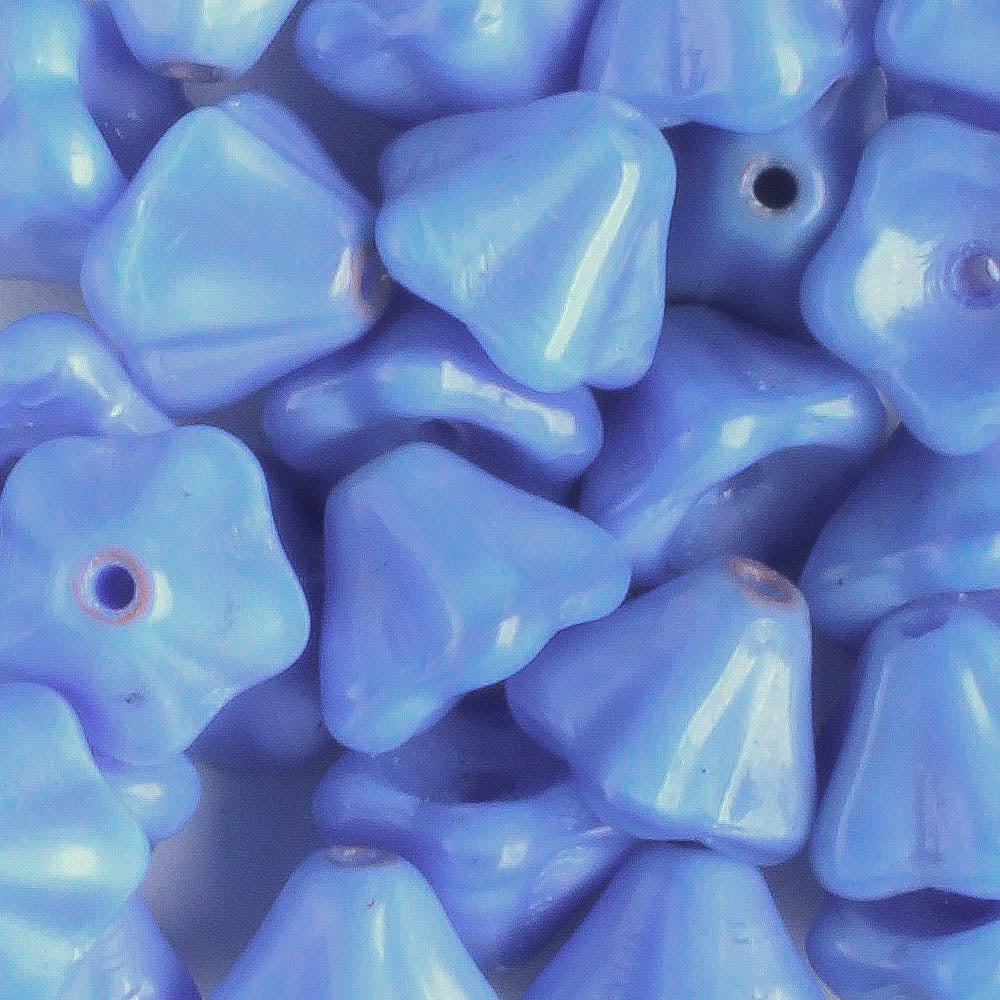 5x8mm Bell Flower - Blue