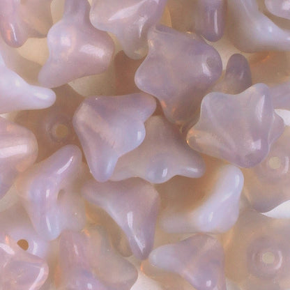 5x8mm Bell Flower - Light Milky Purple