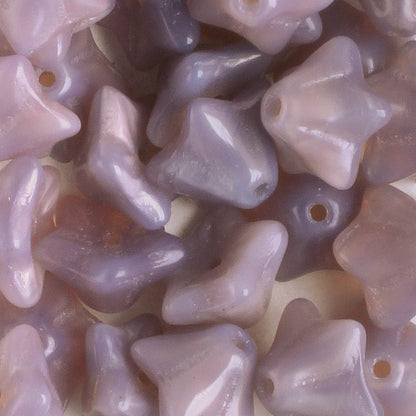 5x8mm Bell Flower - Milky Purple