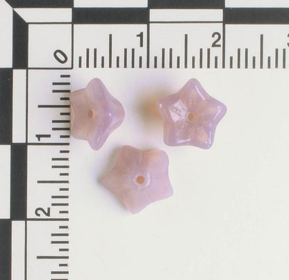5x8mm Bell Flower - Milky Purple