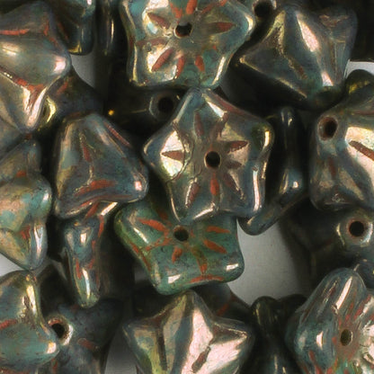 5x8mm Bell Flower - Bronze Luster
