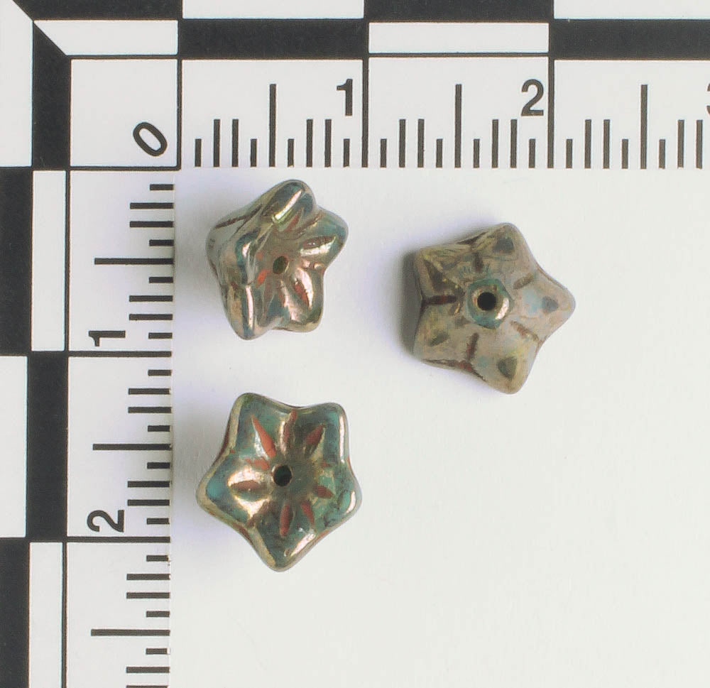 5x8mm Bell Flower - Bronze Luster