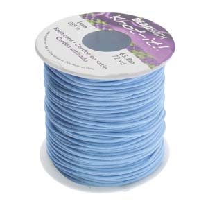 1mm Satin Cord - Williamsburg Blue - yard