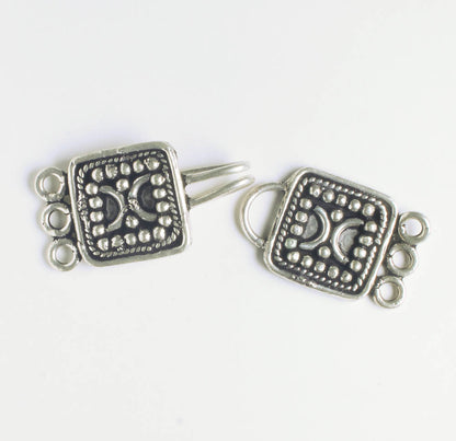 Hook and Eye Clasp 50x15mm