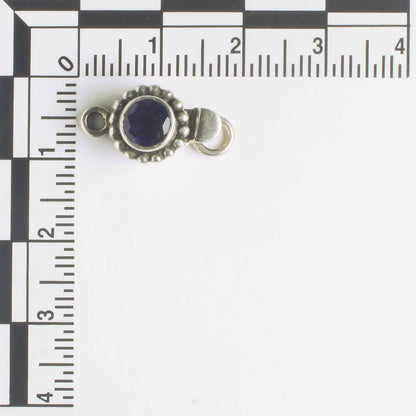 Single Strand Box Clasp - Sterling - 19x9mm