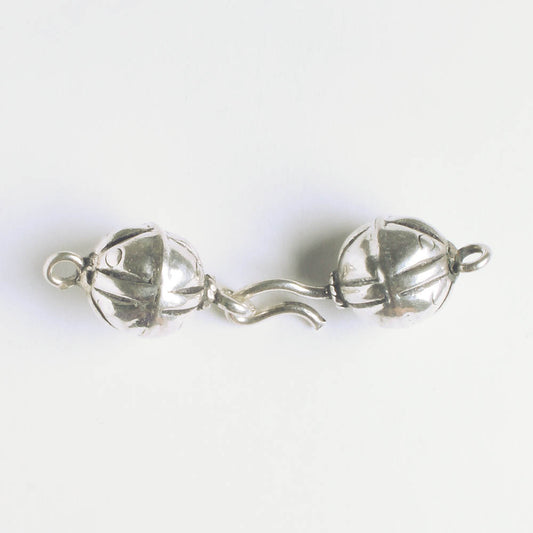 Hook and Eye Clasp - Sterling