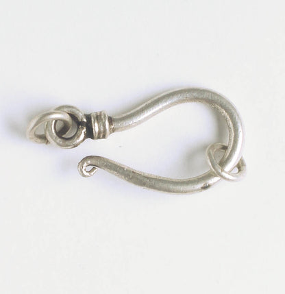 Hook and Eye Clasp - Sterling