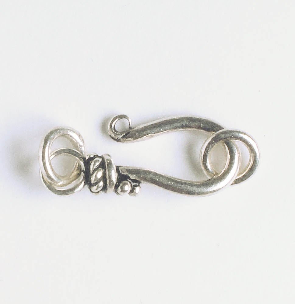Hook and Eye Clasp - Sterling