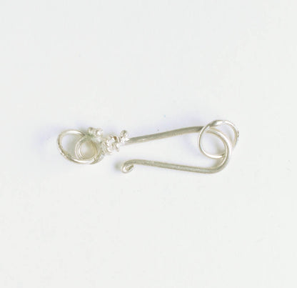 Hook and Eye Clasp - Sterling