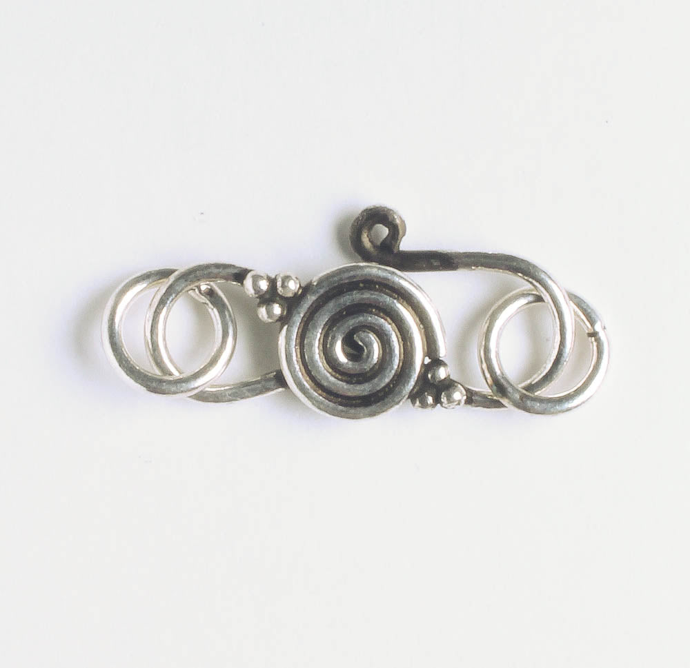 S-Hook Clasp - Sterling