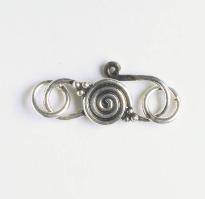 S-Hook Clasp - Sterling