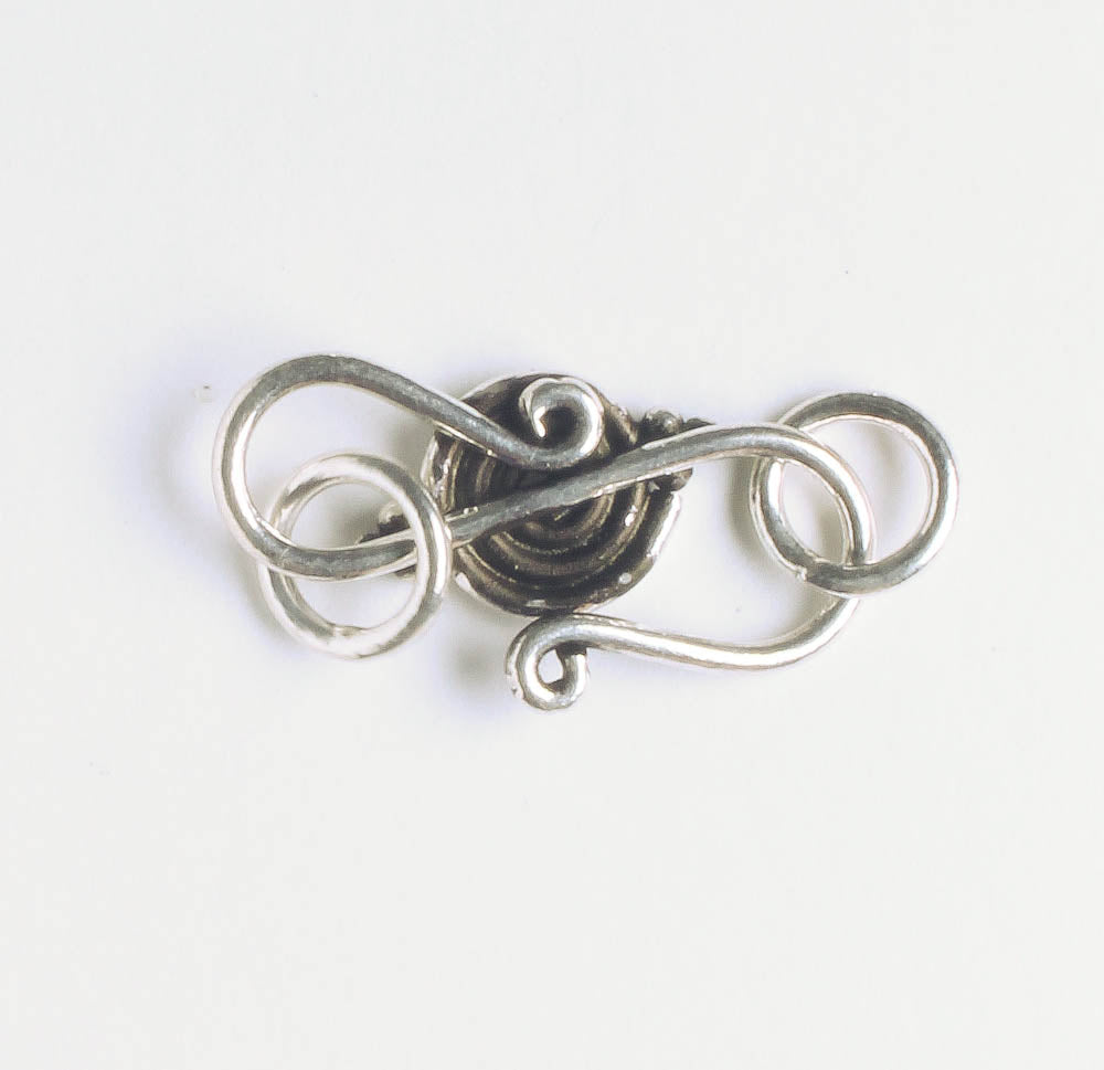 S-Hook Clasp - Sterling