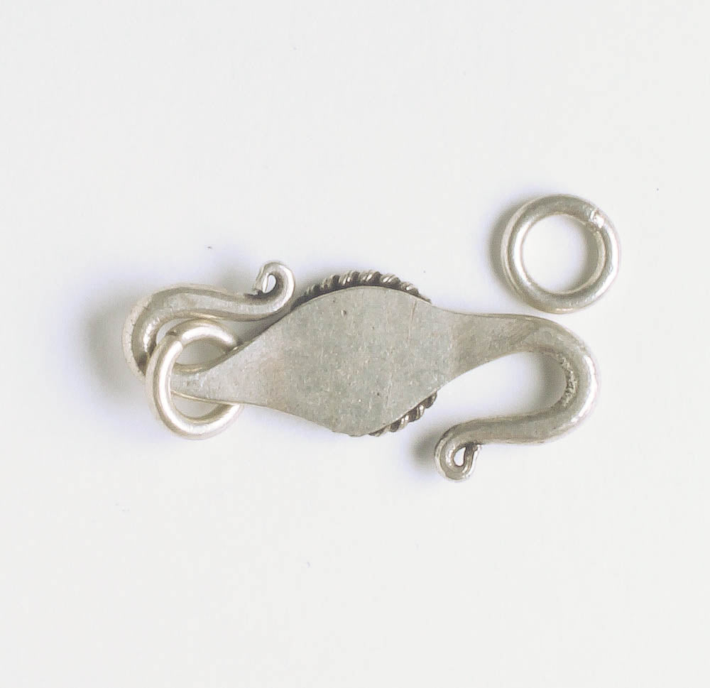S-Hook Clasp - Sterling