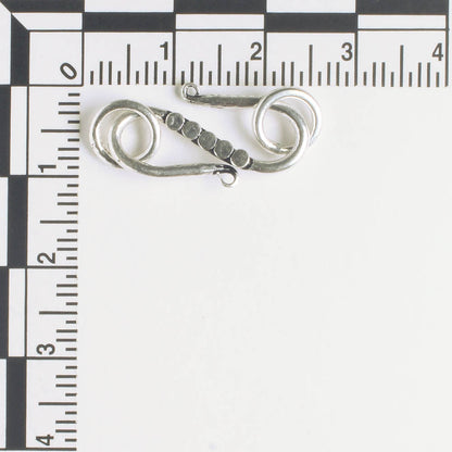 S-Hook Clasp - Sterling