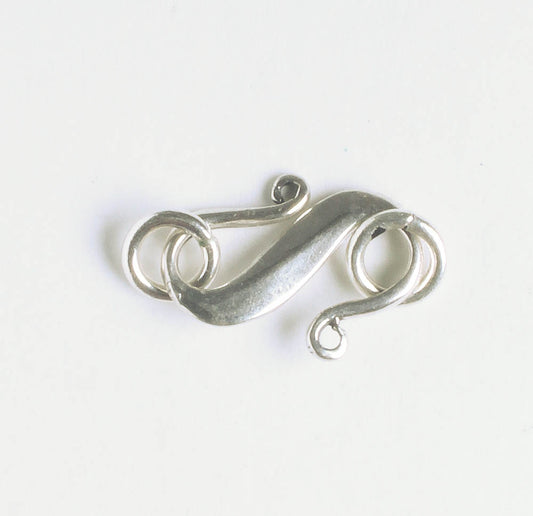 S-Hook Clasp - Sterling