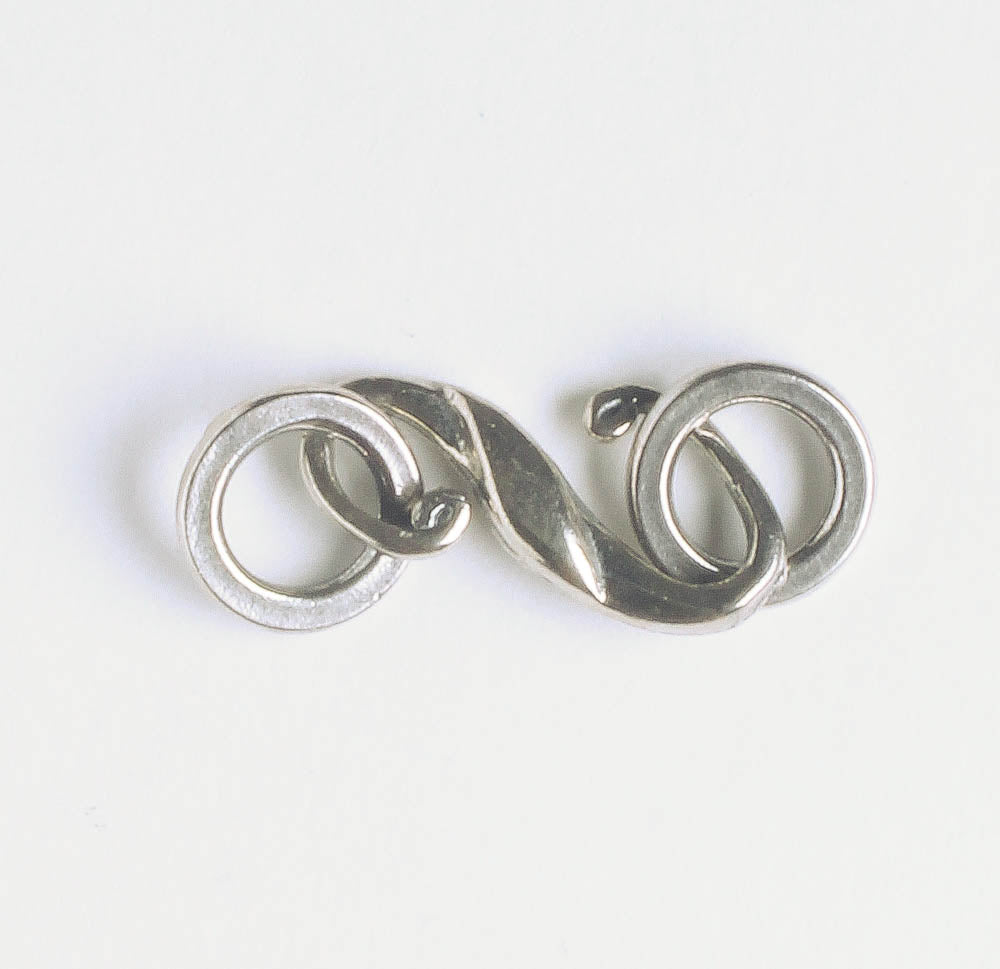 S-Hook Clasp - Sterling