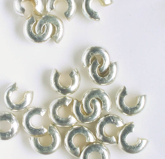Crimp Cover Silver