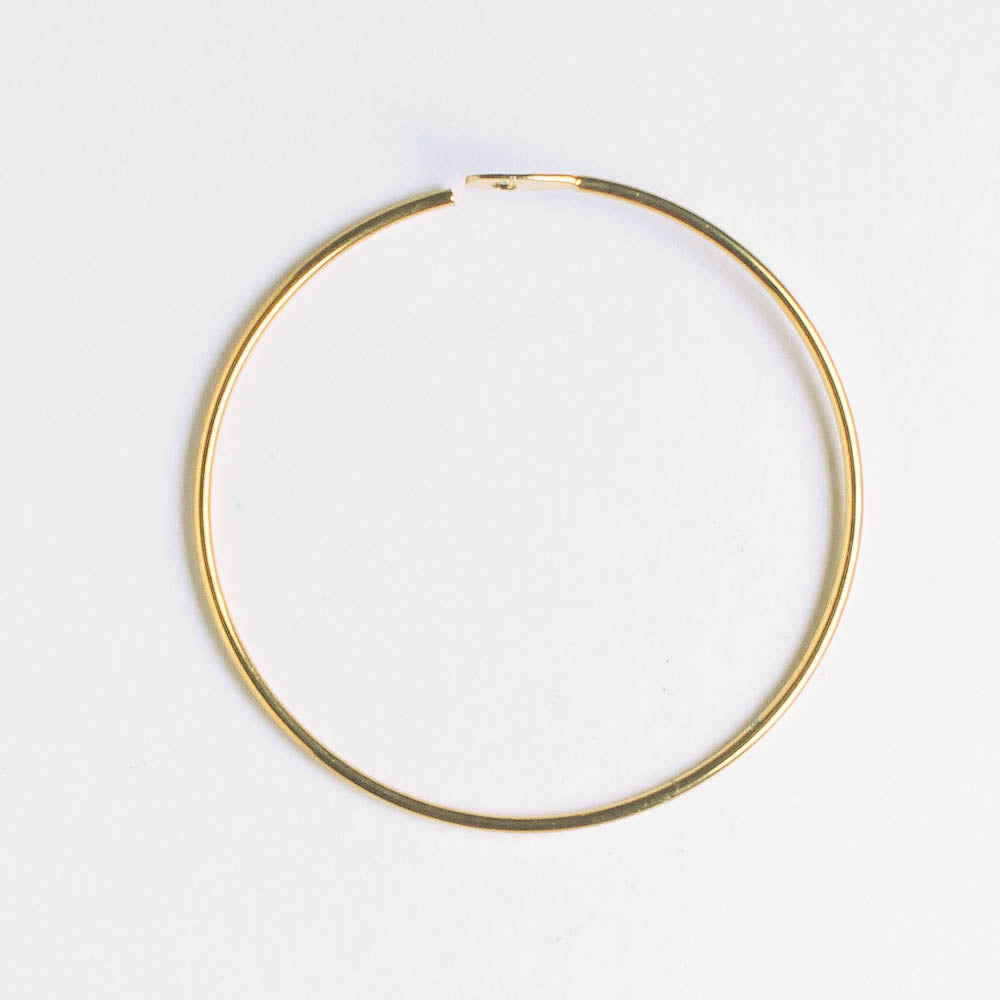 Earring - 25mm Hoop - Gold - Pair