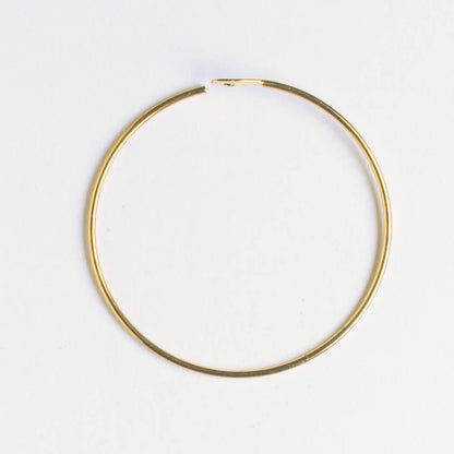 Earring - 25mm Hoop - Gold - Pair