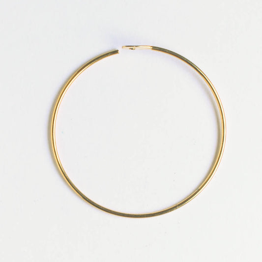 Earring - 25mm Hoop - Gold - Pair