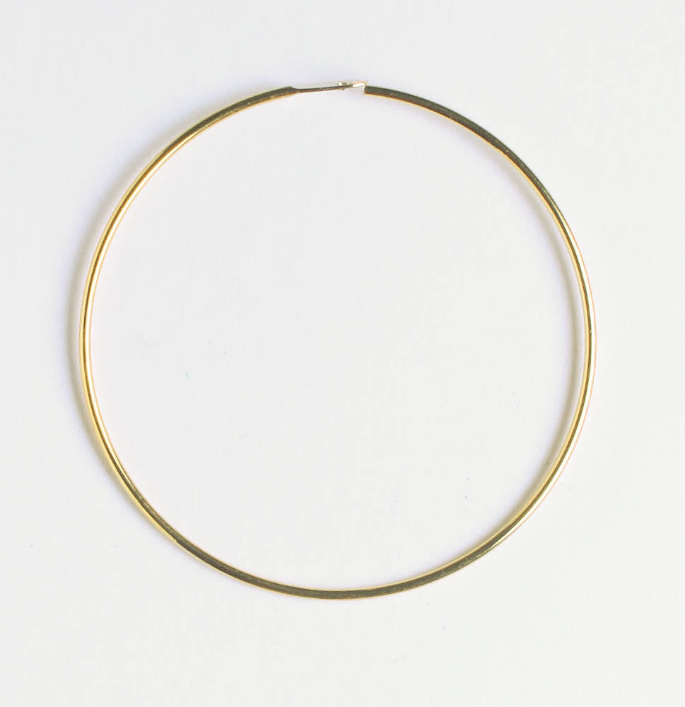 Earring - 33mm Hoop - Gold - Pair