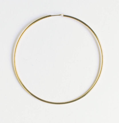 Earring - 33mm Hoop - Gold - Pair