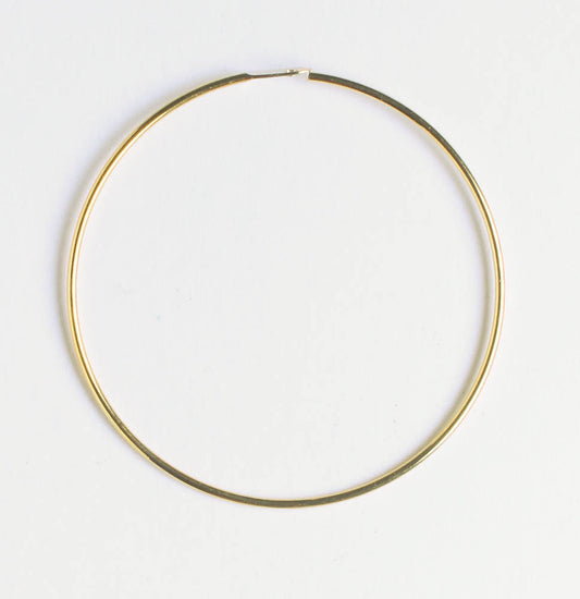 Earring - 33mm Hoop - Gold - Pair