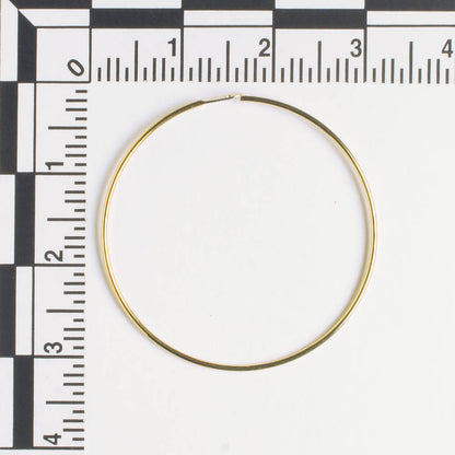 Earring - 33mm Hoop - Gold - Pair