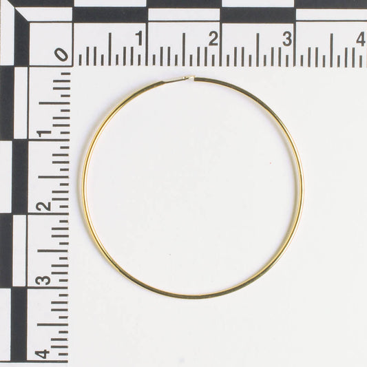 Earring - 33mm Hoop - Gold - Pair
