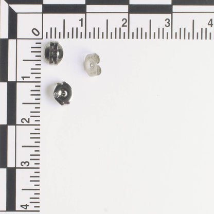 Earring Back, Stainless - Pair