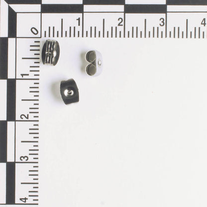 Earring Back, Stainless - Pair