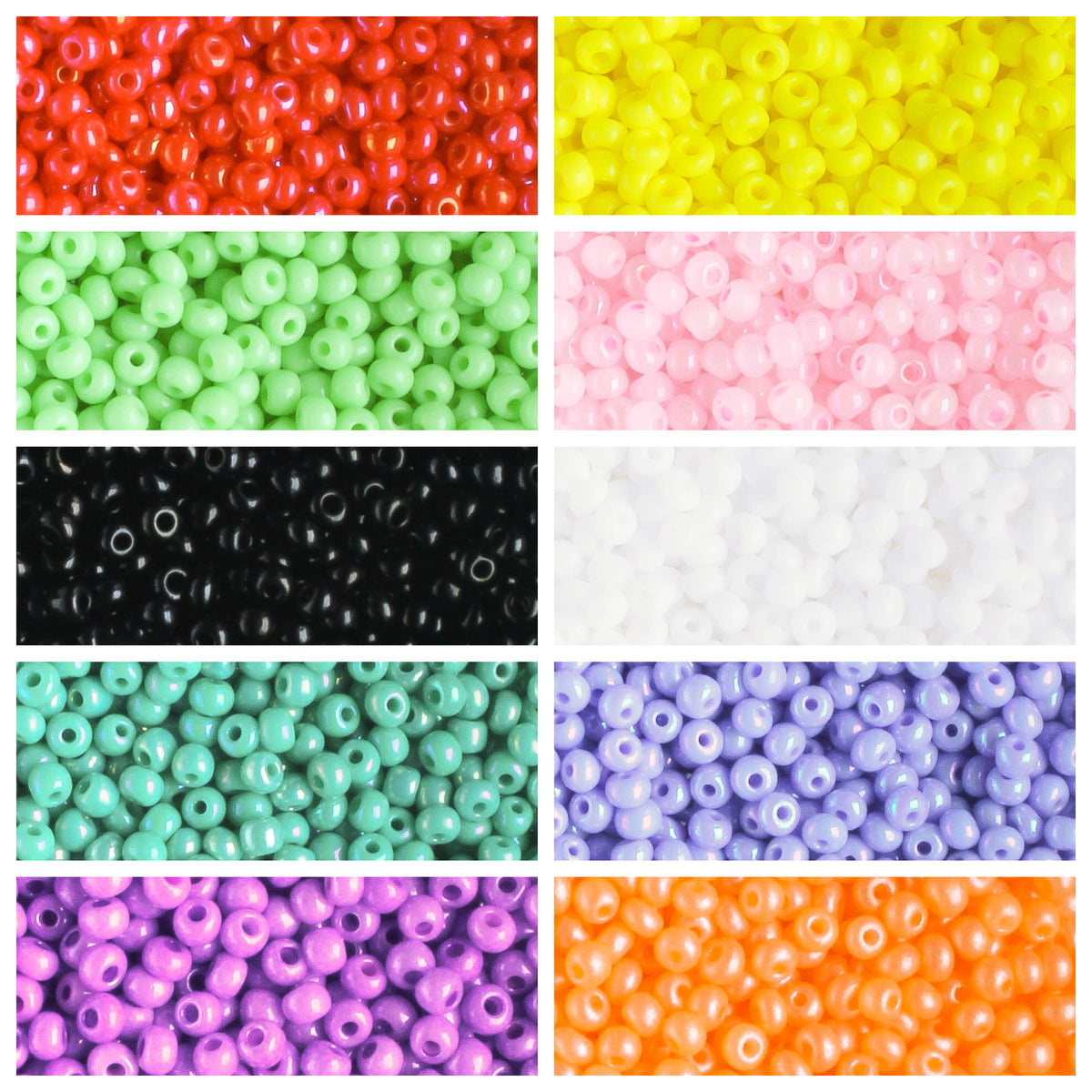 11/0 Czech Seed Bead Collection