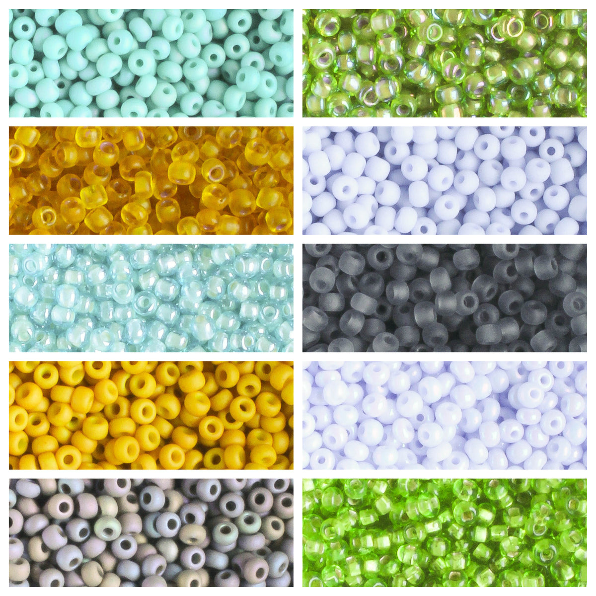 11/0 Czech Seed Bead Collection