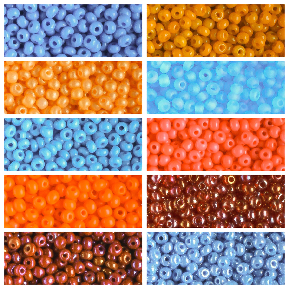 11/0 Czech Seed Bead Collection