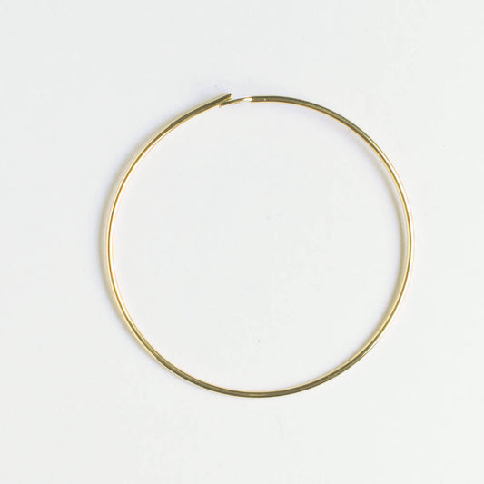 Earring - 25mm Hoop - Gold - Pair