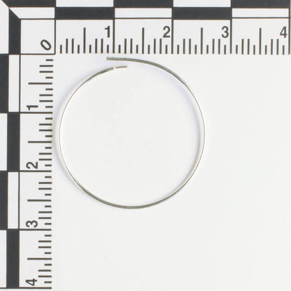 Earring - 25mm Hoop - Silver - Pair