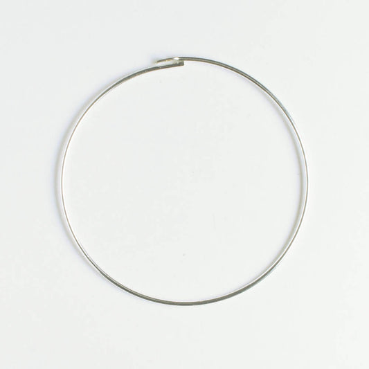 Earring - 32mm Hoop - Silver - Pair